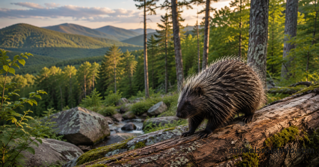 Habitat and Range of Porcupines in Georgia